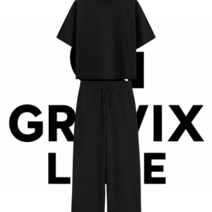 Crop & Baggy Joggers Combo