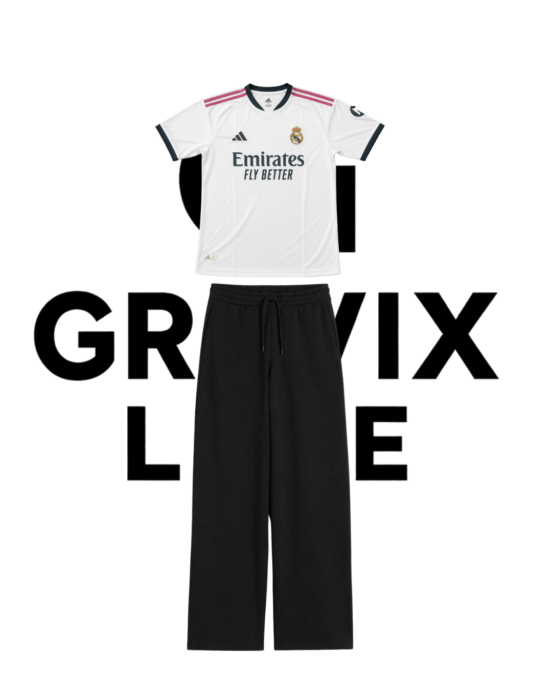 Real Madrid Home Jersey & Joggers Set