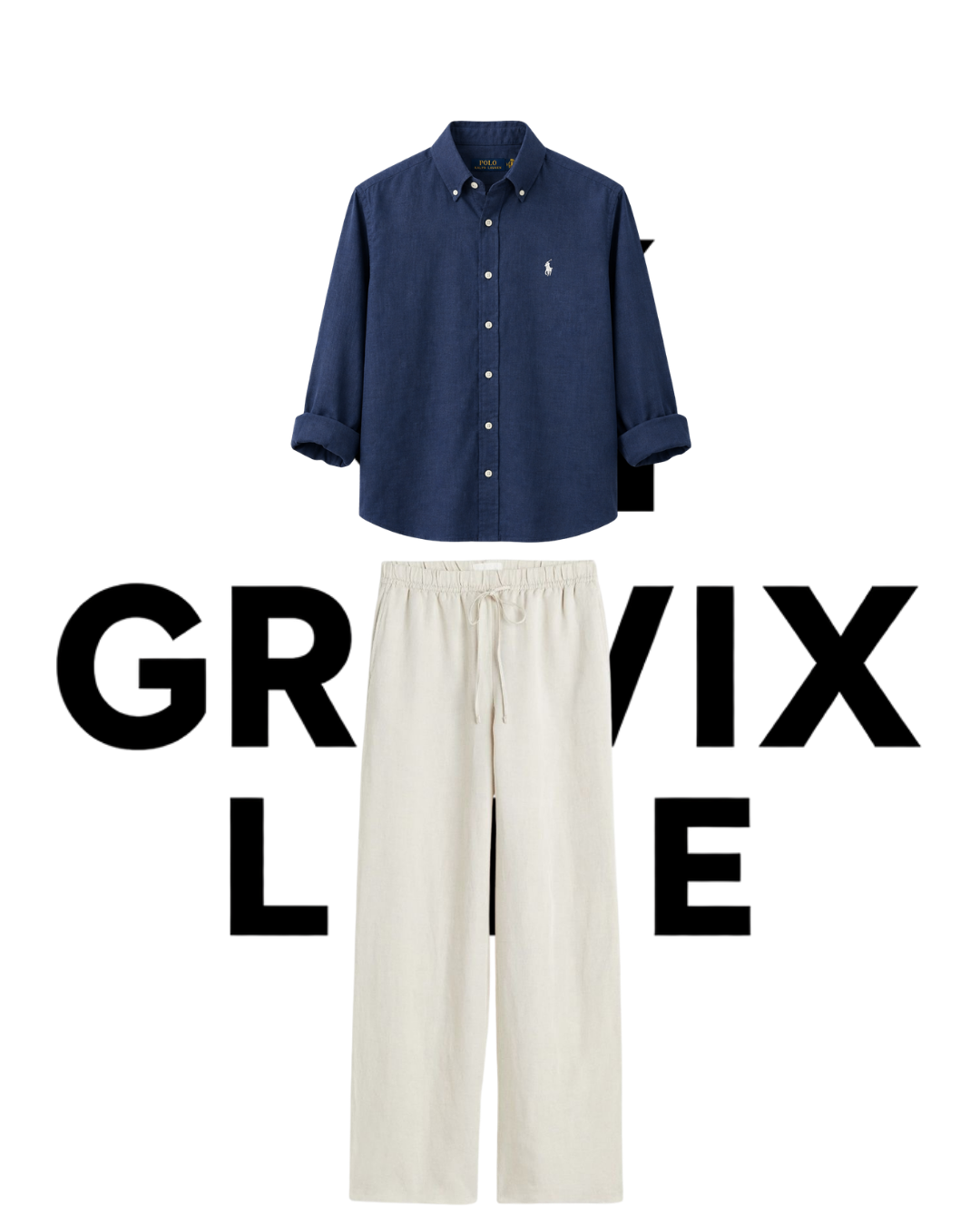 Ramie Cotton Shirt & Pant Combo - Image 3