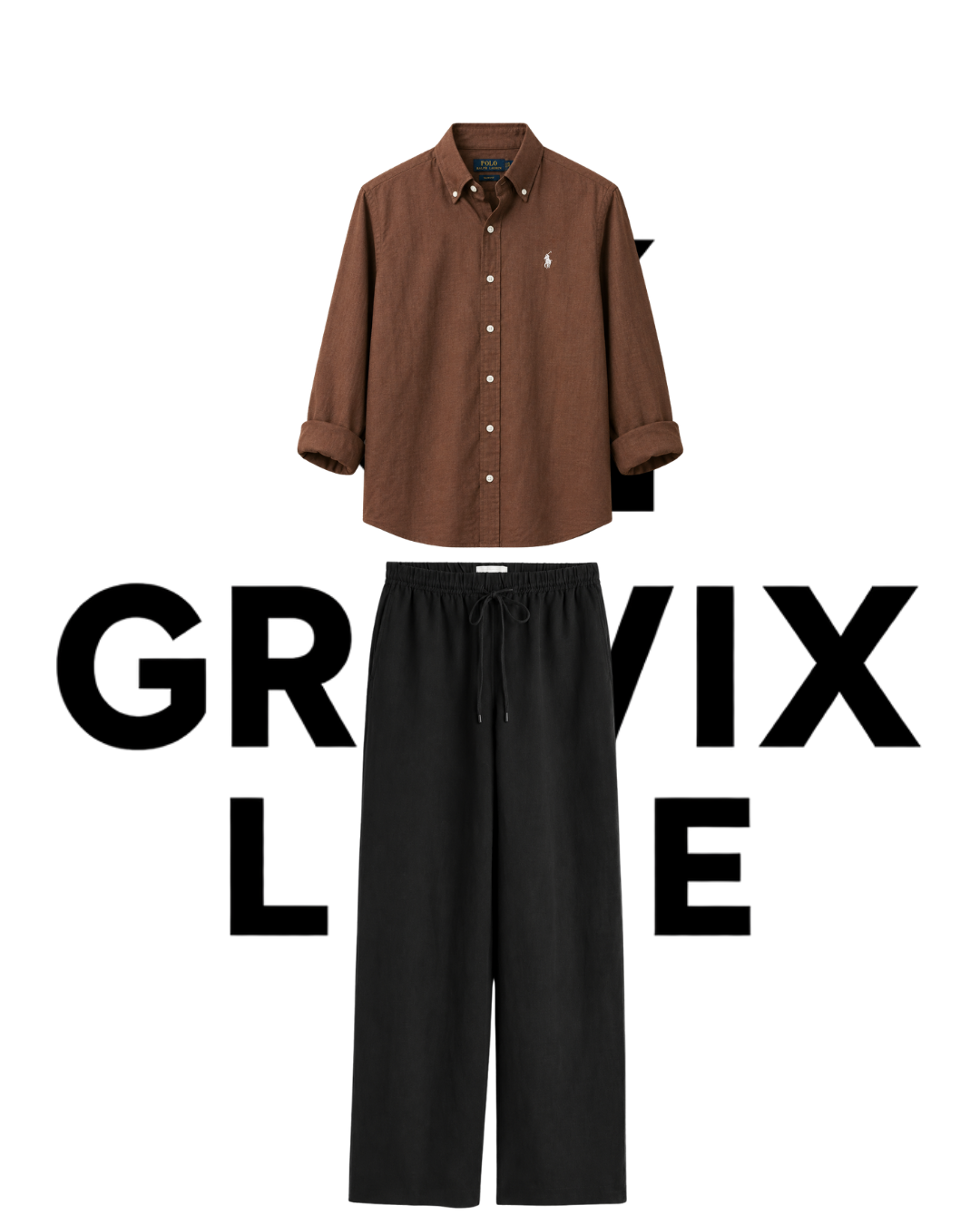 Ramie Cotton Shirt & Pant Combo - Image 2