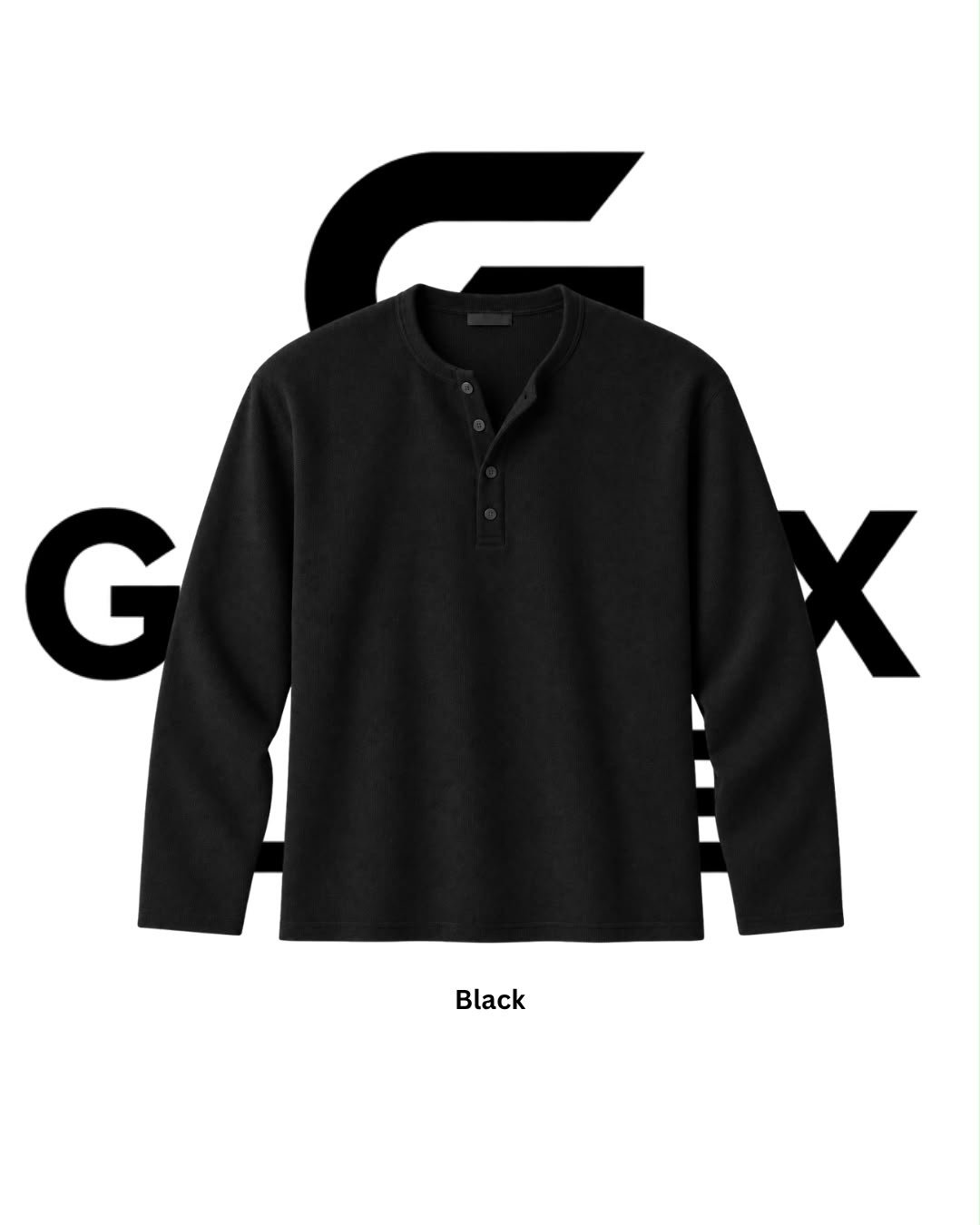 Full Sleeve Henley t-shirt Gravix Fashion