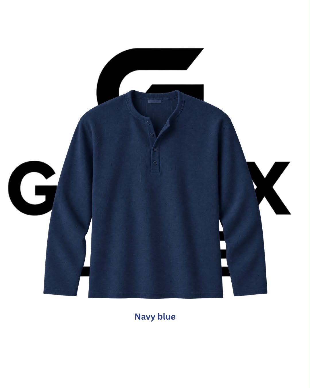 Full Sleeve Henley t-shirt Gravix Fashion
